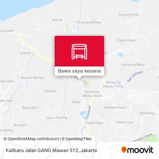 Peta Kalibaru Jalan GANG Mawari 512