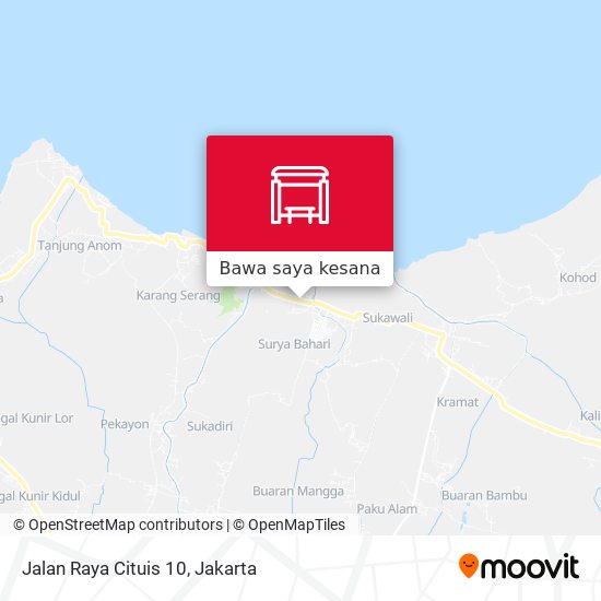 Peta Jalan Raya Cituis 10