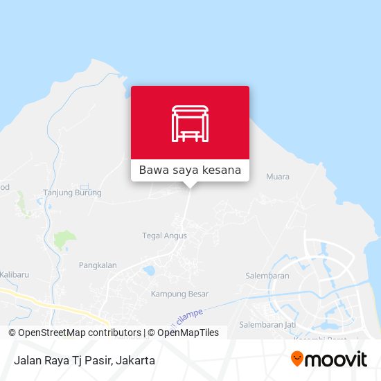 Peta Jalan Raya Tj Pasir