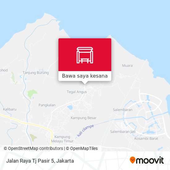 Peta Jalan Raya Tj Pasir 5