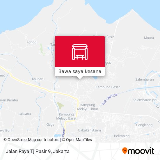 Peta Jalan Raya Tj Pasir 9