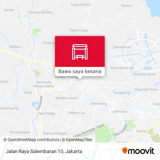 Peta Jalan Raya Salembaran 10