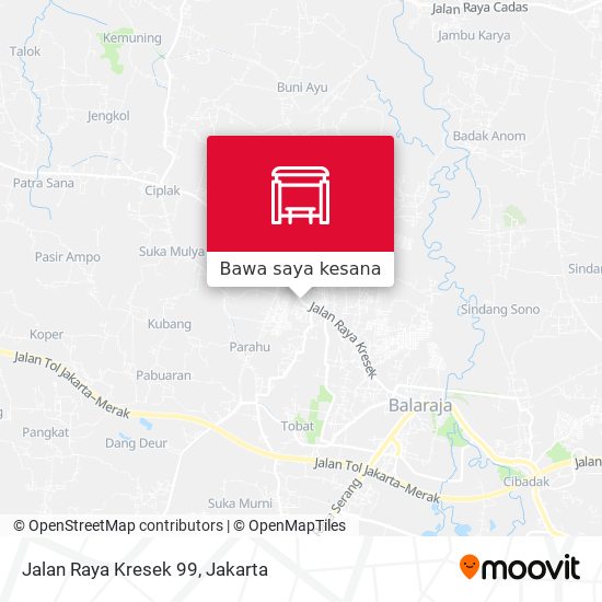 Peta Jalan Raya Kresek 99