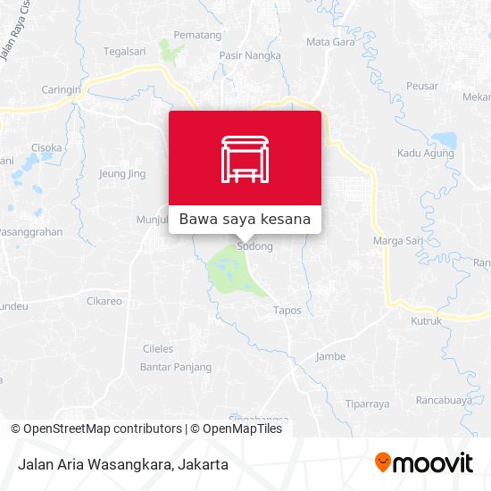Peta Jalan Aria Wasangkara
