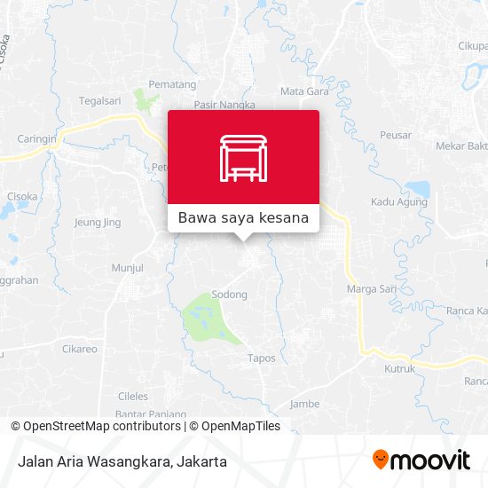 Peta Jalan Aria Wasangkara
