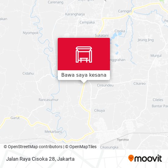 Peta Jalan Raya Cisoka 28