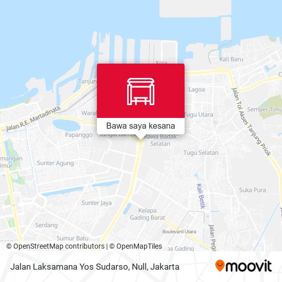 Peta Jalan Laksamana Yos Sudarso, Null