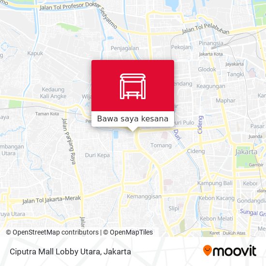 Peta Ciputra Mall Lobby Utara