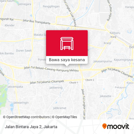 Peta Jalan Bintara Jaya 2