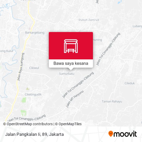 Peta Jalan Pangkalan Ii, 89