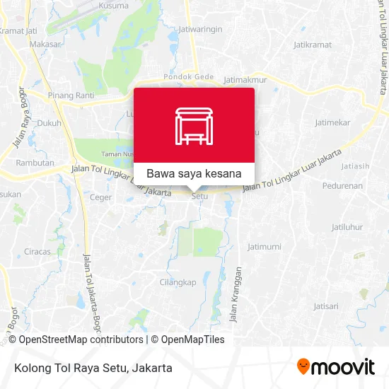 Perhentian Kolong Tol Raya Setu - Rute, Jadwal, dan Tarif