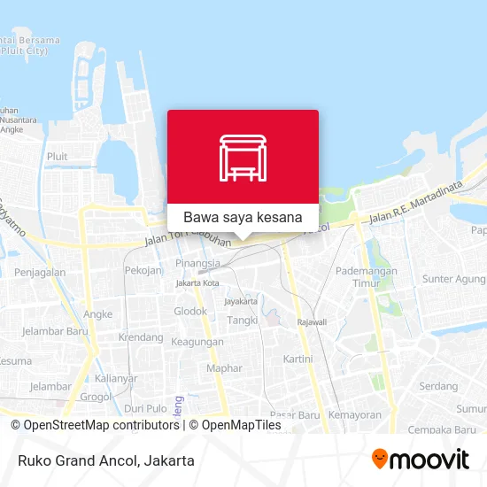 Peta Ruko Grand Ancol