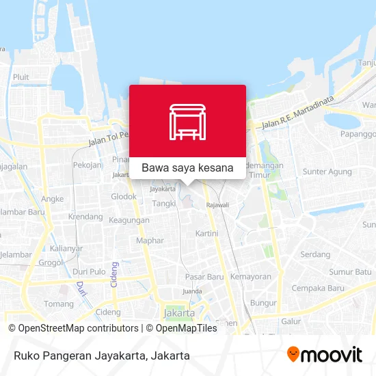 Peta Ruko Pangeran Jayakarta