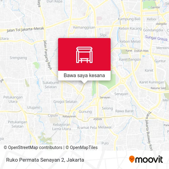 Peta Ruko Permata Senayan 2