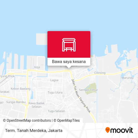 Peta Term. Tanah Merdeka