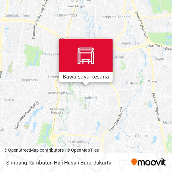 Peta Simpang Rambutan Haji Hasan Baru