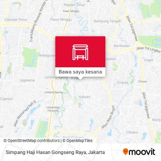 Peta Simpang Haji Hasan Gongseng Raya