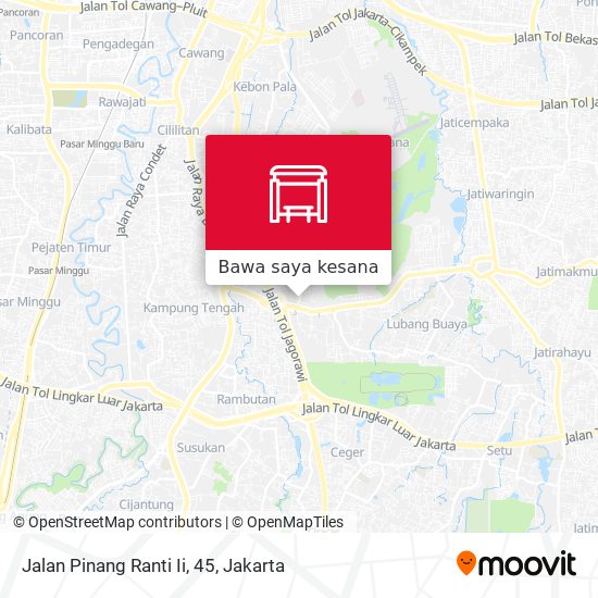 Peta Jalan Pinang Ranti Ii, 45