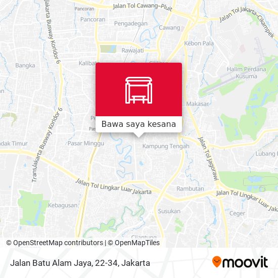Peta Jalan Batu Alam Jaya, 22-34