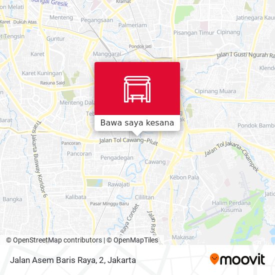 Peta Jalan Asem Baris Raya, 2