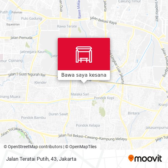 Peta Jalan Teratai Putih, 43