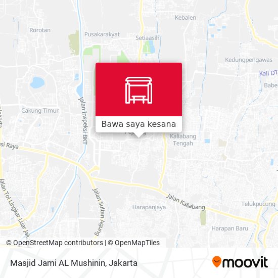 Peta Masjid Jami AL Mushinin
