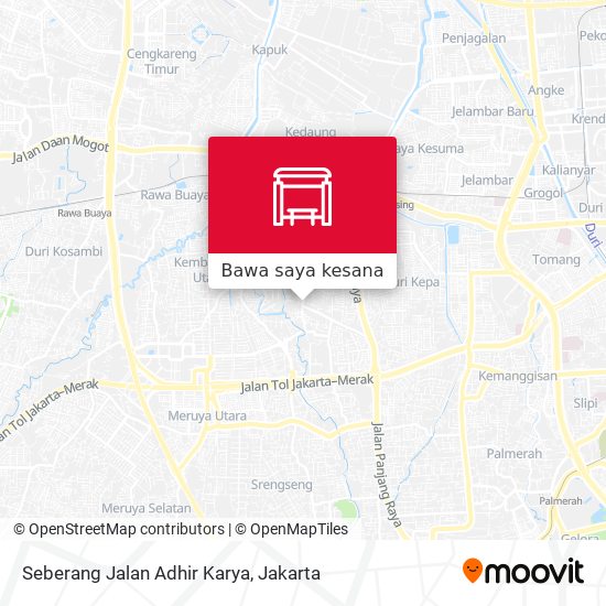 Peta Seberang Jalan Adhir Karya