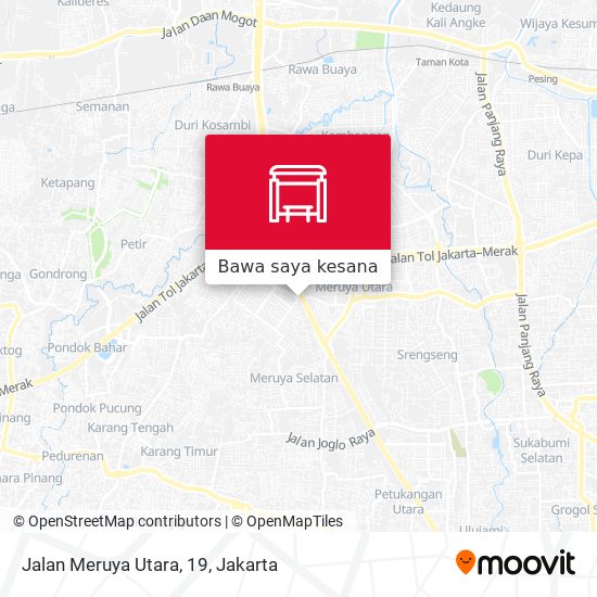 Peta Jalan Meruya Utara, 19