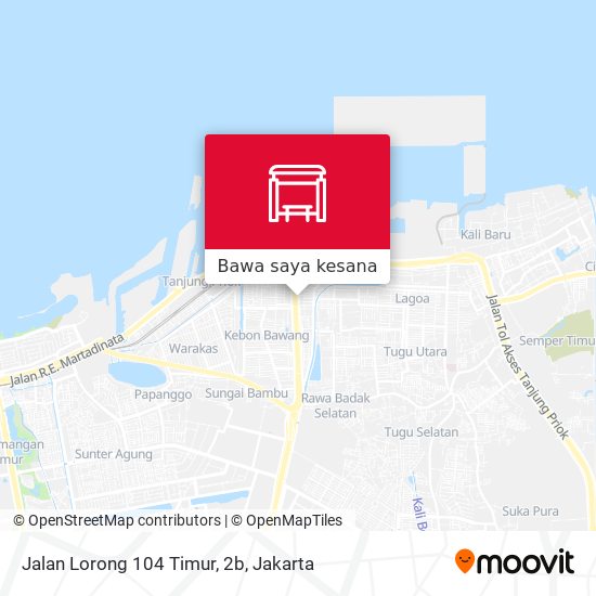 Peta Jalan Lorong 104 Timur, 2b