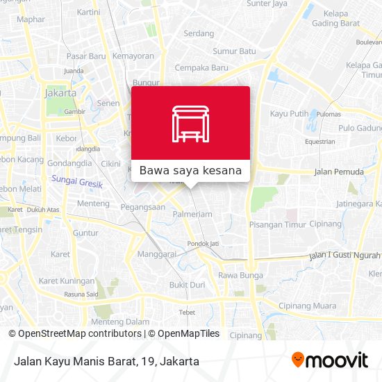 Peta Jalan Kayu Manis Barat, 19