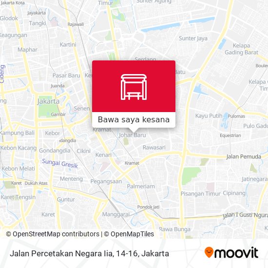 Peta Jalan Percetakan Negara Iia, 14-16
