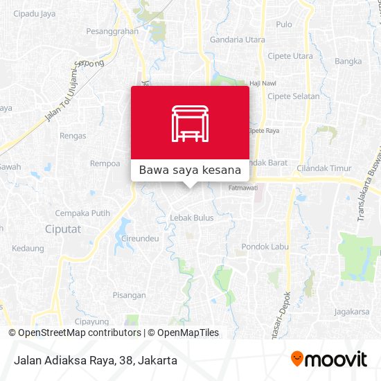 Peta Jalan Adiaksa Raya, 38