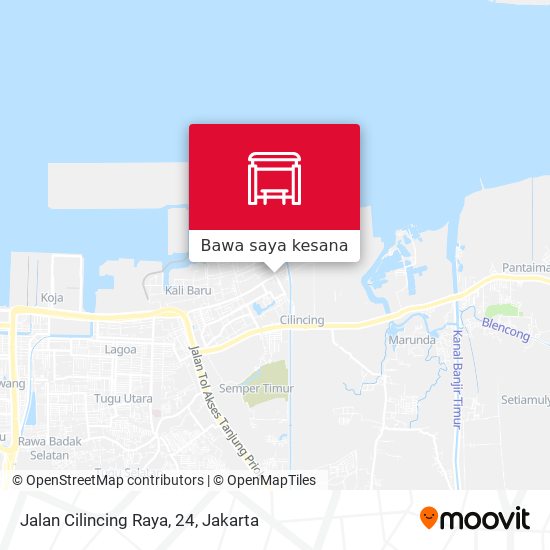 Peta Jalan Cilincing Raya, 24