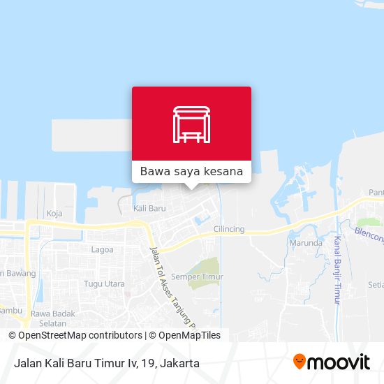 Peta Jalan Kali Baru Timur Iv, 19