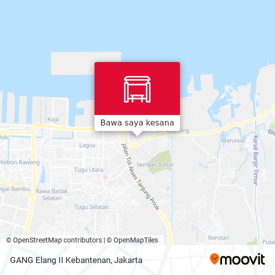 Peta GANG Elang II Kebantenan