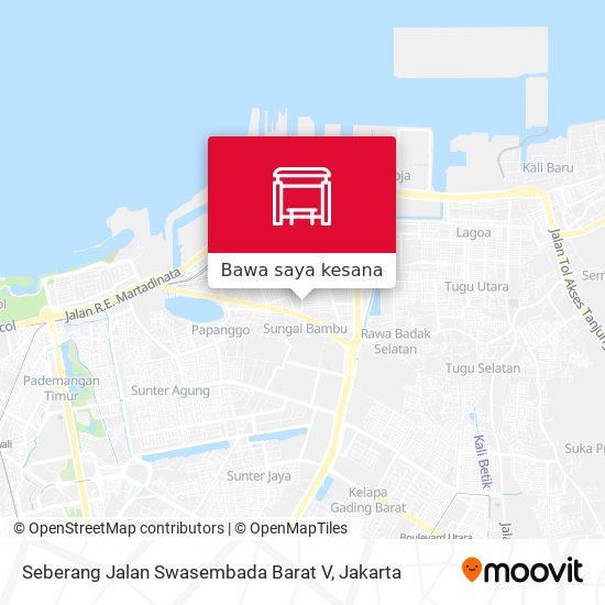 Peta Seberang Jalan Swasembada Barat V