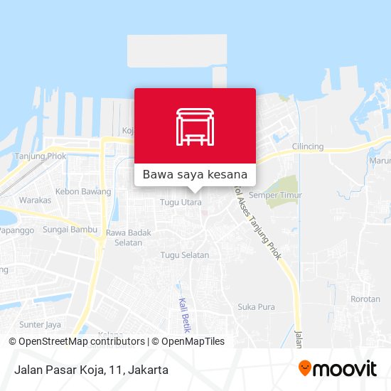 Peta Jalan Pasar Koja, 11