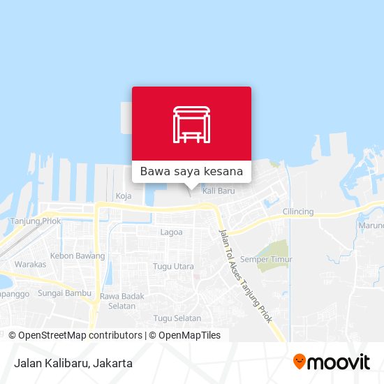 Peta Jalan Kalibaru