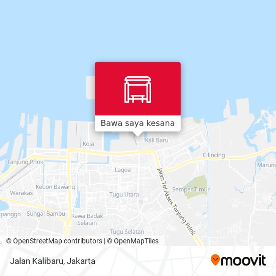 Peta Jalan Kalibaru