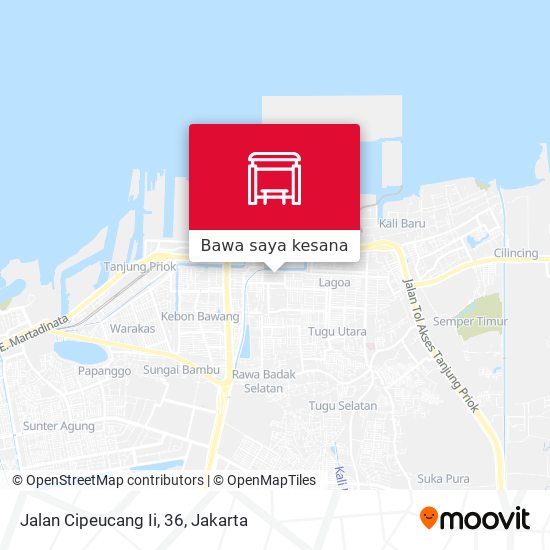 Peta Jalan Cipeucang Ii, 36