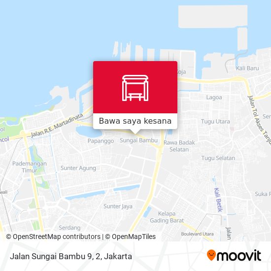 Peta Jalan Sungai Bambu 9, 2