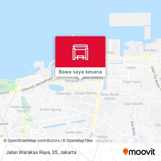 Peta Jalan Warakas Raya, 35