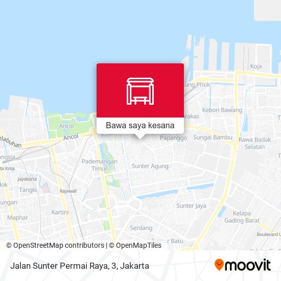 Peta Jalan Sunter Permai Raya, 3
