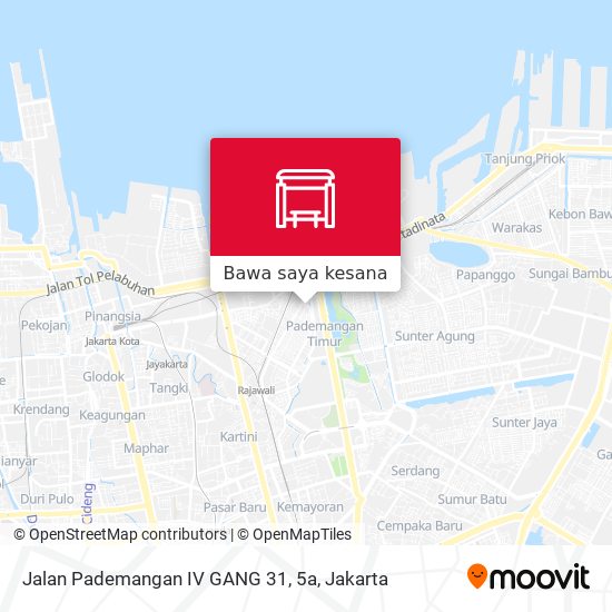 Peta Jalan Pademangan IV GANG 31, 5a