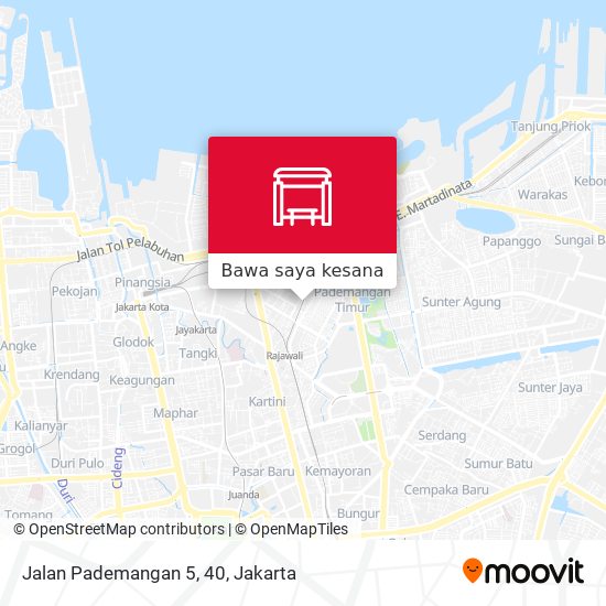 Peta Jalan Pademangan 5, 40
