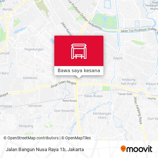 Peta Jalan Bangun Nusa Raya 1b