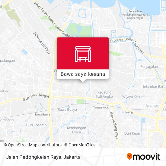 Peta Jalan Pedongkelan Raya