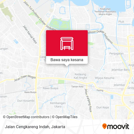Peta Jalan Cengkareng Indah