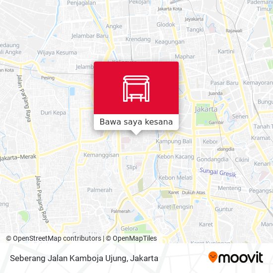 Peta Seberang Jalan Kamboja Ujung