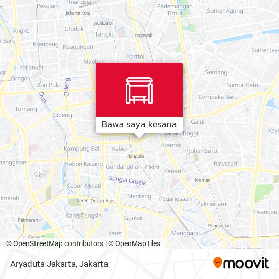 Peta Aryaduta Jakarta